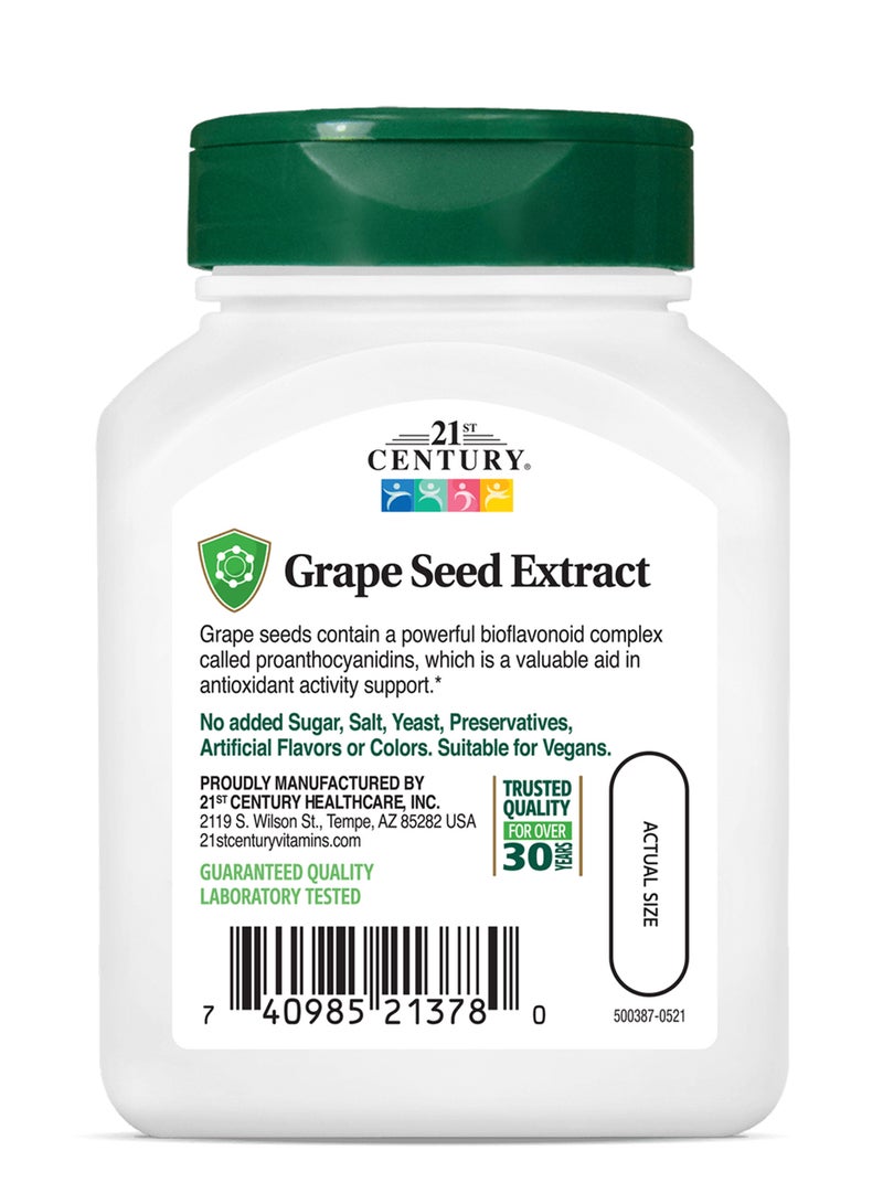 القرن الحادي والعشرون مكمل غذائي عشبي من خلاصة بذور العنب يحتوي على 60 كبسولة نباتية - Image 4